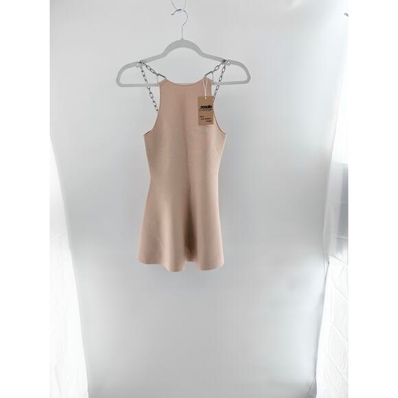 Alexander Wang Dresses & Skirts - Alexander Wang Sleeveless Chain Strap Knit Mini Dress Light Pink Women's Small